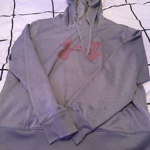Gray Under Armor Hoodie